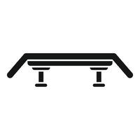 Adjustable platform stepper showing fitness levels vector