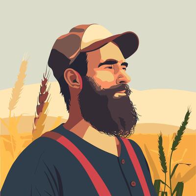 Profile Background for a Farmer