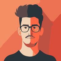Profile Background for a Software Developer vector