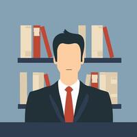 Profile Background for a Lawyer vector