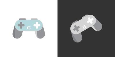 Gamepad icon game pad gamer console background design isolated vector