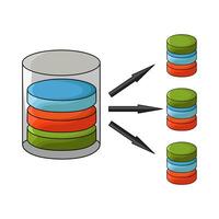illustration of database vector