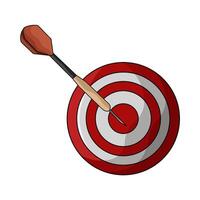 illustration of target board vector