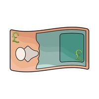 illustration of pound money vector