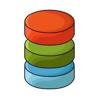illustration of database vector