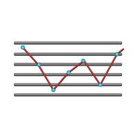 illustration of statistics vector