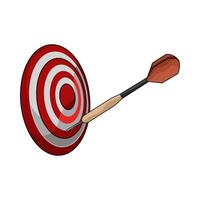 illustration of target board vector