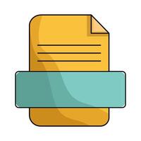 illustration of file vector