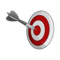 illustration of target board vector