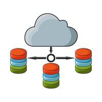 illustration of data storage vector