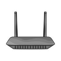 illustration of wifi router vector