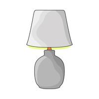 illustration of table lamp vector