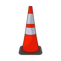 illustration of traffic cone vector