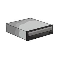illustration of dvd player vector