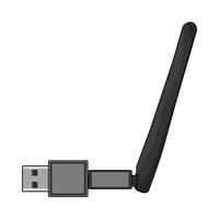 illustration of wifi adapter vector