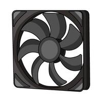 illustration of computer fan vector