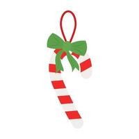 Christmas and New Year concept with tree decoration toy vector