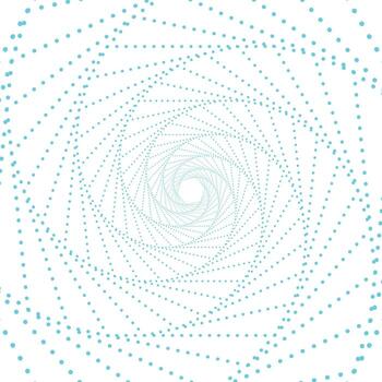 remolino tecnología partículas modelo. digital tecnología futurista Internet red ilustración vector