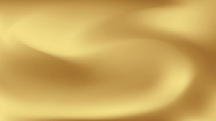 Gold abstract blurred gradient background. illustration.