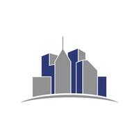Tower Building Skyscraper Icon Logo Template vector