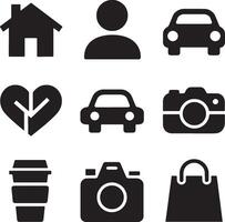 Creative SEO and Promotion Line Icon Collection vector