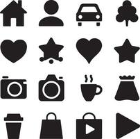 SEO Optimization and Business Promotion Line Icons vector