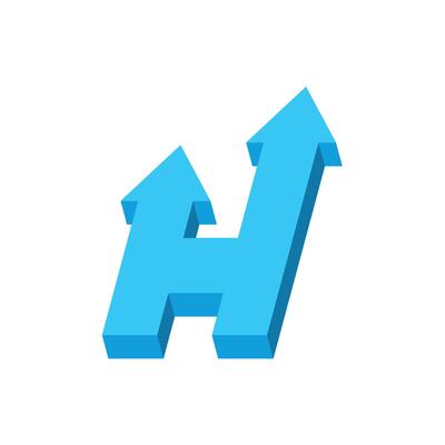 Letter H Icon Logo Template