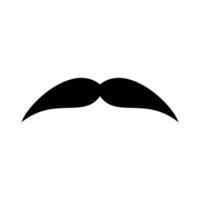 Mustache Icon Logo Template Illustration Design vector