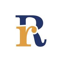Letter R Logo Template Illustration Design vector