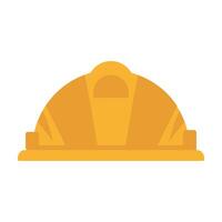 A Construction Helmet Icon on a White Background. deal for Industrial, Engineering, and Building Themes. vector