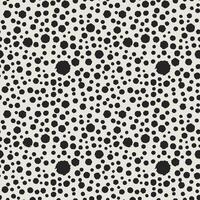 Seamless pattern in black dots or spots vector