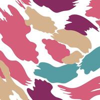 A colorful abstract pattern with paint strokes vector