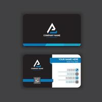 Unique and clean Business card template vector