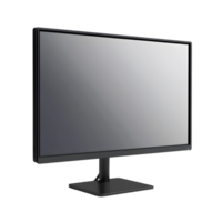 Isolated 3d monitor standing out on a clear transparent background png