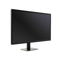A 3d monitor displayed on a transparent background png