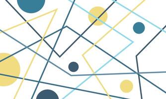 abstract illustration for New Year and Christmas. Image of lines and circles in blue and yellow. vector