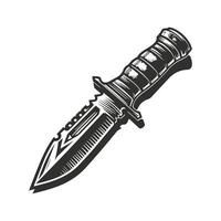 Ejército cuchillo diseño modelo vector