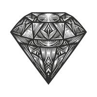Vintage set of great gems. vector