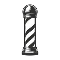 Barber Elements in Vintage Design vector