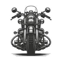 Vintage motorcycle engine template. vector