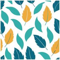 A pattern with leaves on it vector