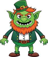 A Mischievous Leprechaun vector