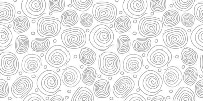 Pattern seamless abstract. Lines, circles, spirals. Abstract shapes, curls, simple background. vector