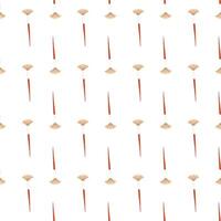 Paintbrush in flat style seamless pattern. School print. Hobby concept. Perfect print for giftware or stationery vector
