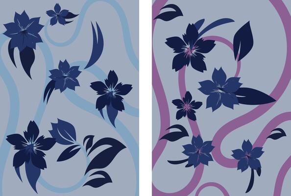 Abstract Floral Patterns