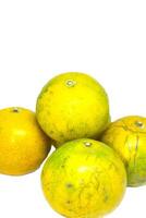 Thailand tangerine on a white background with high vitamin C, suitable for eating, playing and making fruit smoothies for health and body care. photo
