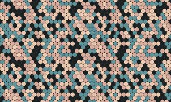 Round spotted pattern with abstract geometric circles. Ideal for seamless wallpapers, textile prints, or trendy backgrounds with a creative touch. vector