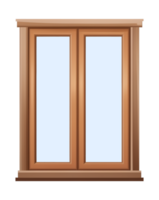 Rectangle Window Isolated on Transparent Background png