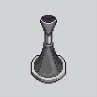 Car Gear Shift Knob pixelated for the pixel art game and icon for website and game. old school retro. vector