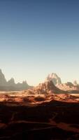 Desert Buttes with Blue Sky in Utah video